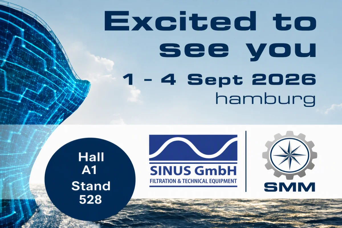 SINUS auf der SMM Hamburg 2026, Halle A1, Stand 528